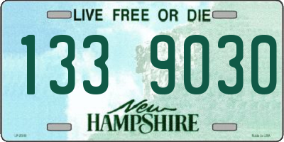NH license plate 1339030
