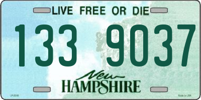 NH license plate 1339037
