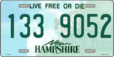 NH license plate 1339052