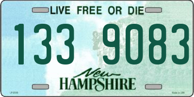 NH license plate 1339083