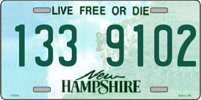 NH license plate 1339102