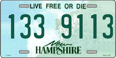NH license plate 1339113