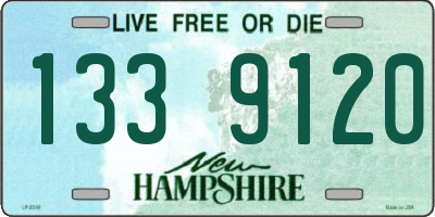 NH license plate 1339120