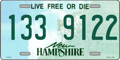 NH license plate 1339122