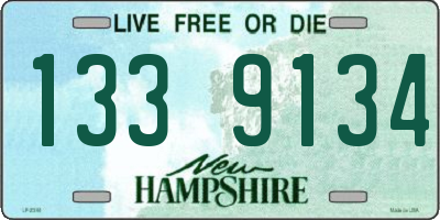 NH license plate 1339134