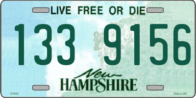 NH license plate 1339156