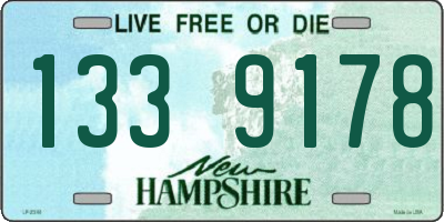NH license plate 1339178