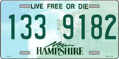NH license plate 1339182