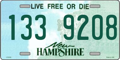 NH license plate 1339208