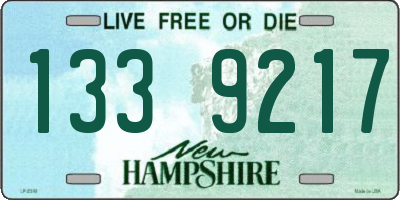 NH license plate 1339217