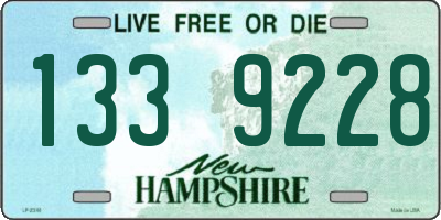 NH license plate 1339228