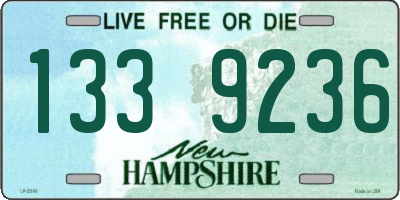 NH license plate 1339236