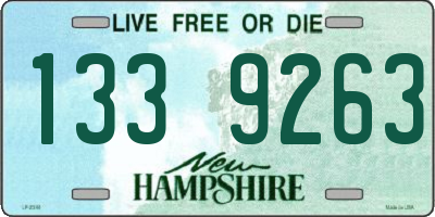 NH license plate 1339263
