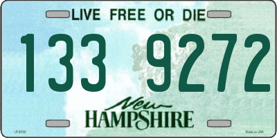 NH license plate 1339272