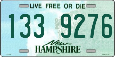 NH license plate 1339276