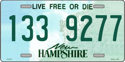 NH license plate 1339277