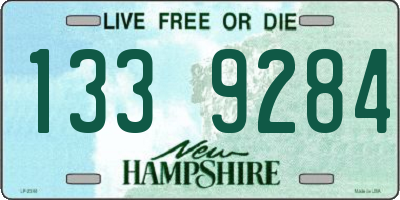 NH license plate 1339284