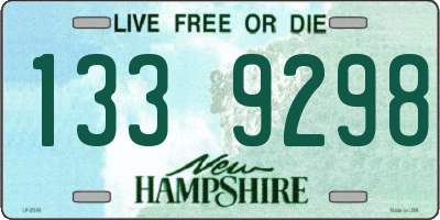 NH license plate 1339298