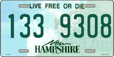NH license plate 1339308