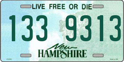 NH license plate 1339313
