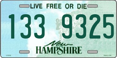 NH license plate 1339325