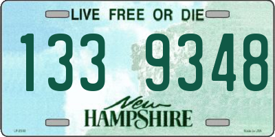 NH license plate 1339348