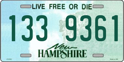 NH license plate 1339361