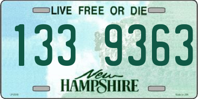 NH license plate 1339363