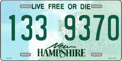 NH license plate 1339370