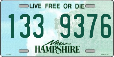 NH license plate 1339376