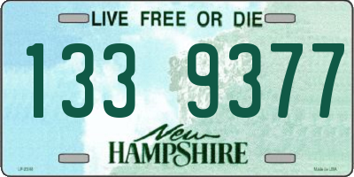 NH license plate 1339377