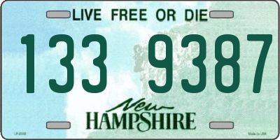 NH license plate 1339387
