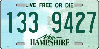 NH license plate 1339427