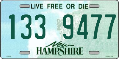 NH license plate 1339477