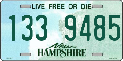 NH license plate 1339485