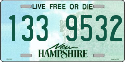 NH license plate 1339532