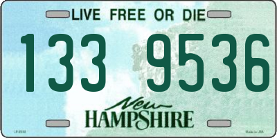 NH license plate 1339536