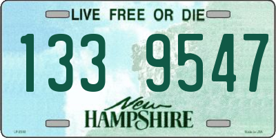 NH license plate 1339547