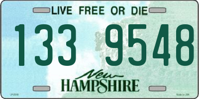 NH license plate 1339548
