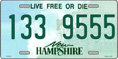 NH license plate 1339555