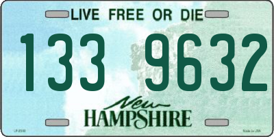 NH license plate 1339632