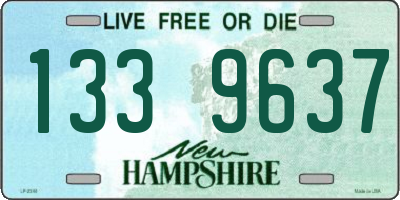 NH license plate 1339637