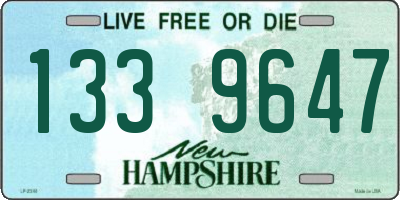 NH license plate 1339647