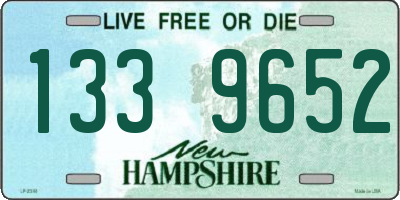 NH license plate 1339652