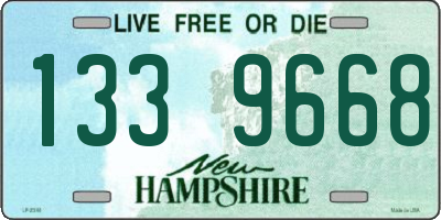 NH license plate 1339668