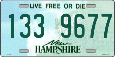 NH license plate 1339677