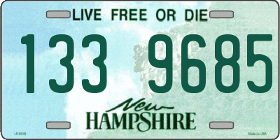 NH license plate 1339685