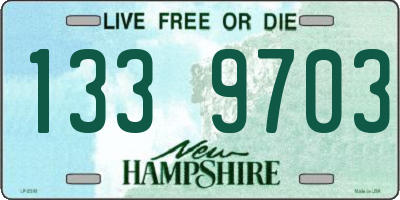 NH license plate 1339703