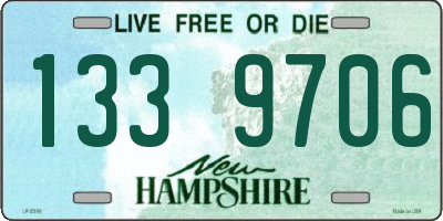 NH license plate 1339706