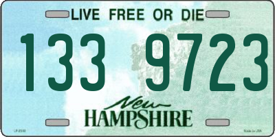 NH license plate 1339723
